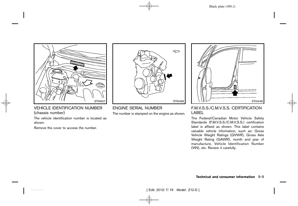 NISSAN 2013 Cube - Owner's Manual User Manual | Page 311 / 331