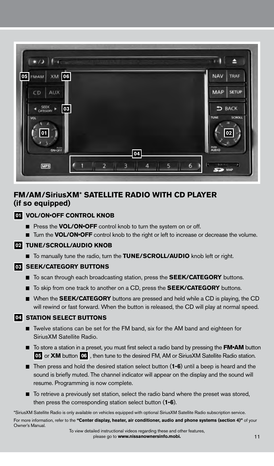 NISSAN 2013 Cube - Quick Reference Guide User Manual | Page 13 / 20