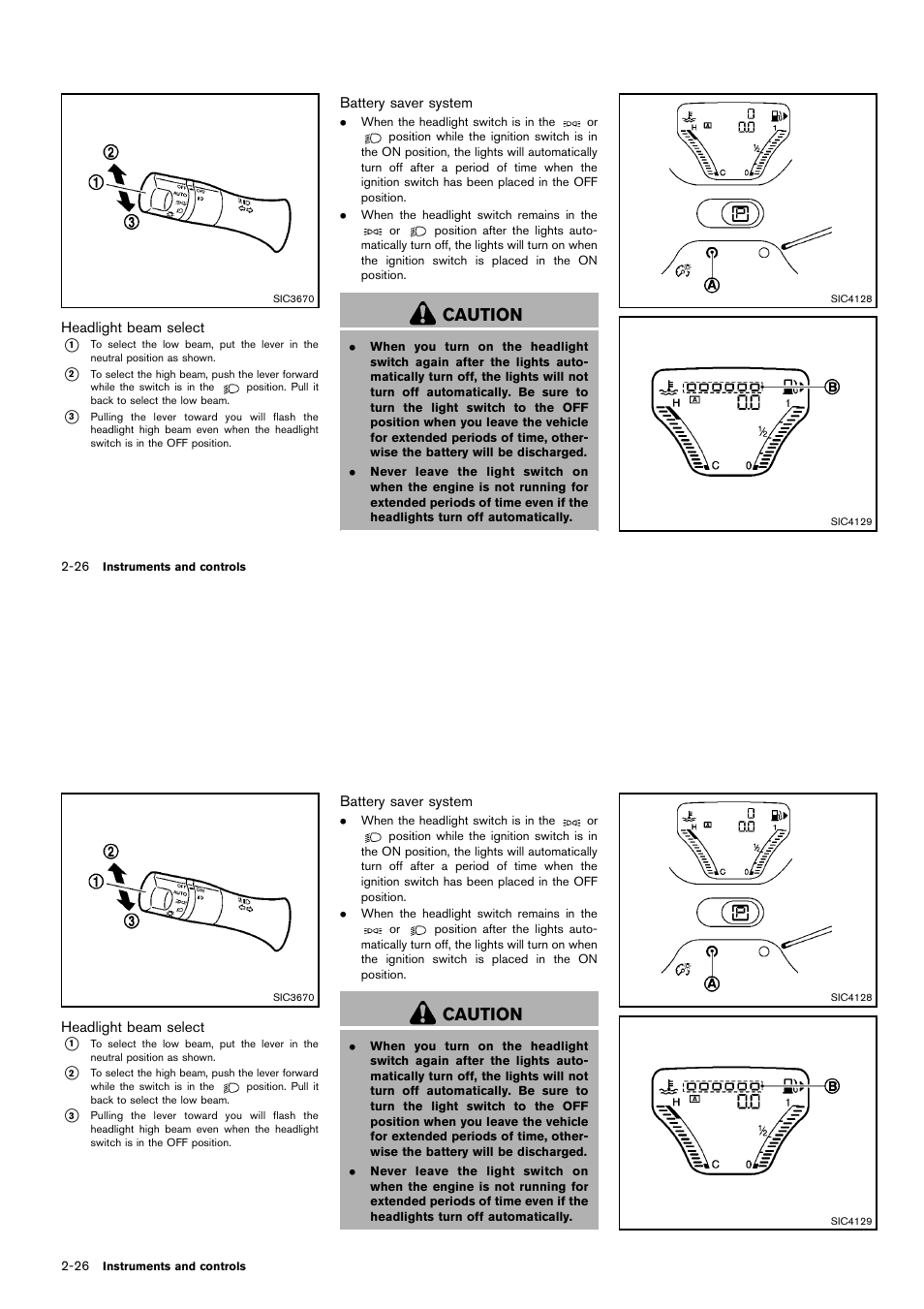 Caution | NISSAN 2014 Cube - Owner's Manual User Manual | Page 101 / 332