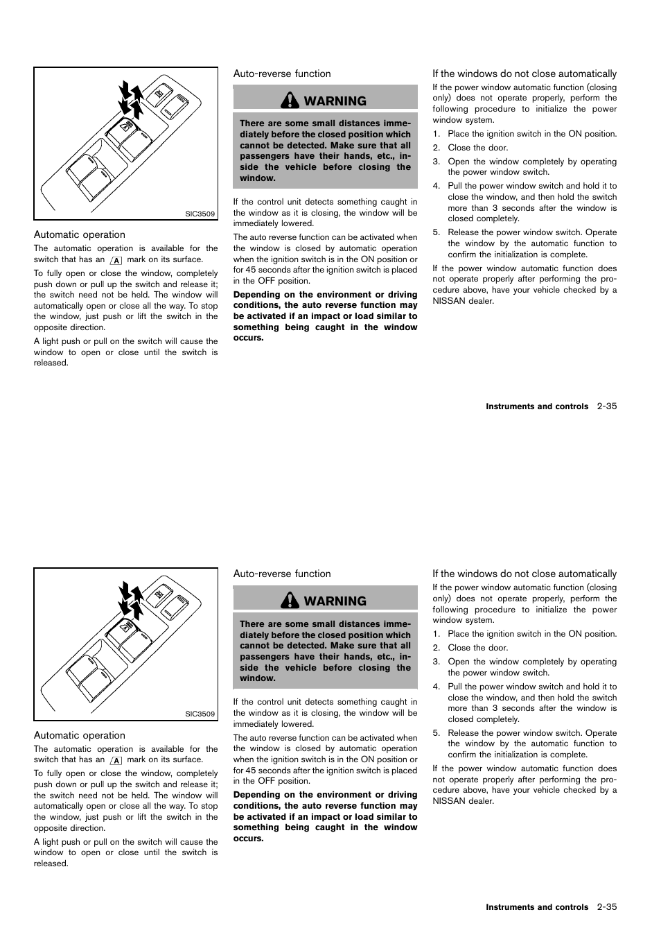 Warning | NISSAN 2014 Cube - Owner's Manual User Manual | Page 110 / 332