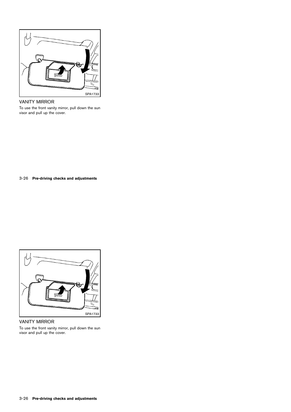 Vanity mirror -26 | NISSAN 2014 Cube - Owner's Manual User Manual | Page 139 / 332
