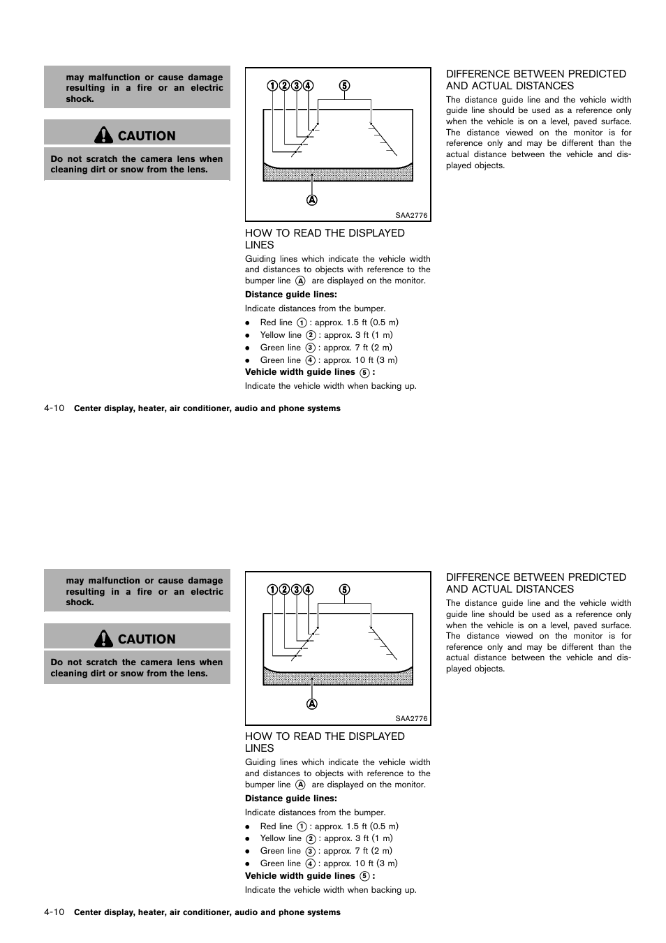 Caution | NISSAN 2014 Cube - Owner's Manual User Manual | Page 151 / 332