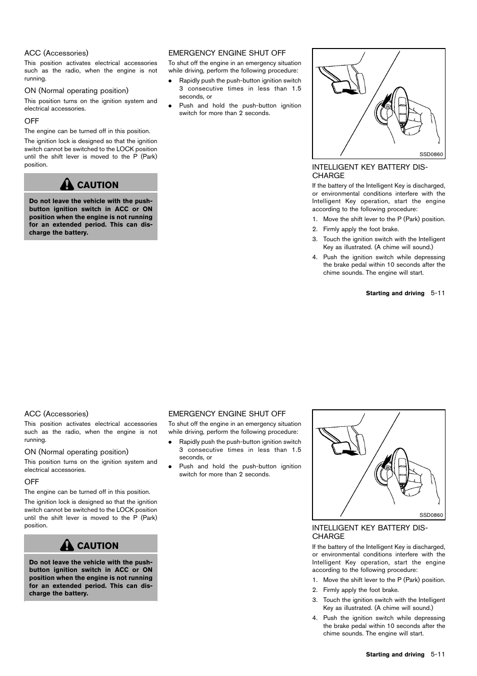 Caution | NISSAN 2014 Cube - Owner's Manual User Manual | Page 216 / 332