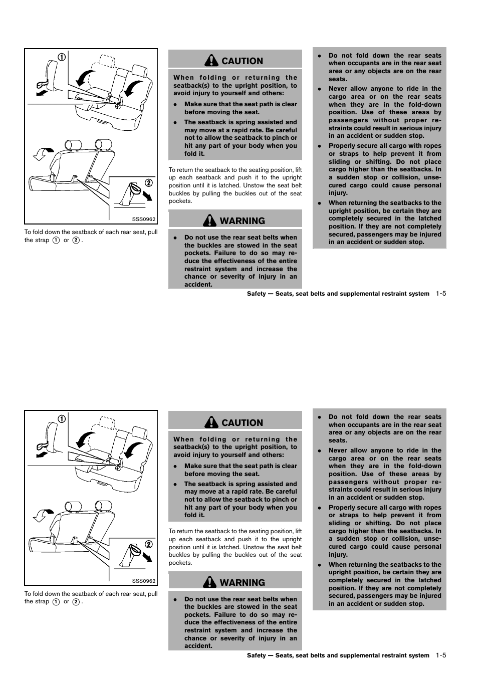 Caution, Warning | NISSAN 2014 Cube - Owner's Manual User Manual | Page 24 / 332