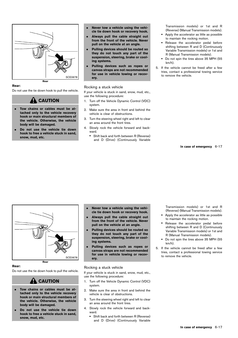 Caution | NISSAN 2014 Cube - Owner's Manual User Manual | Page 254 / 332