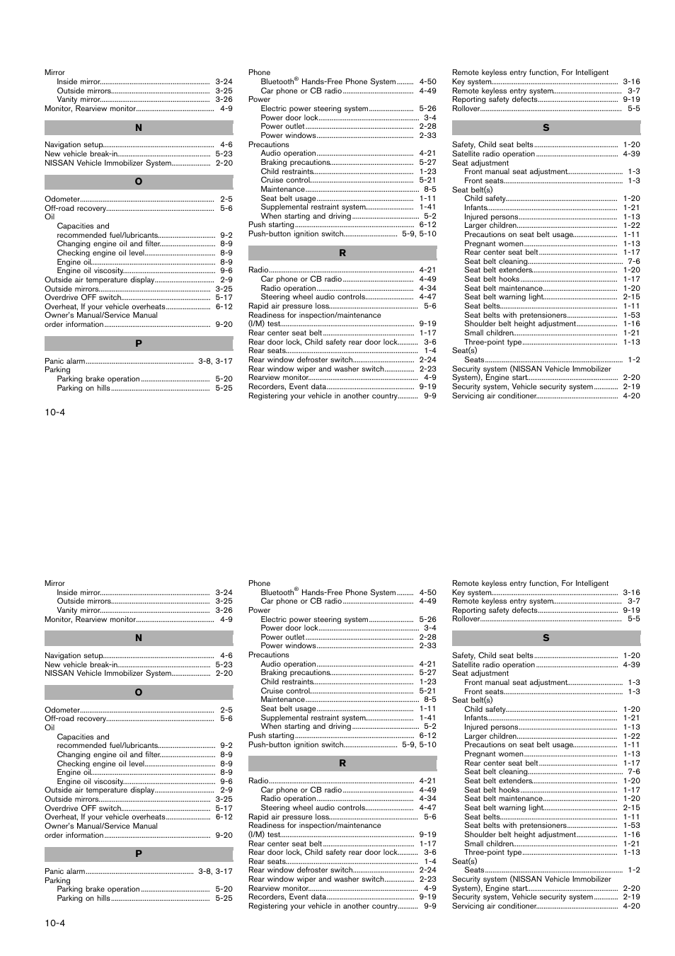 NISSAN 2014 Cube - Owner's Manual User Manual | Page 327 / 332