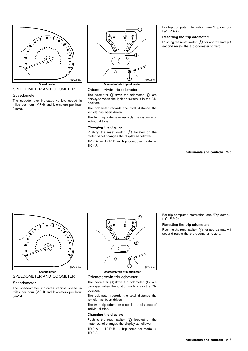 Speedometer and odometer -5 | NISSAN 2014 Cube - Owner's Manual User Manual | Page 80 / 332