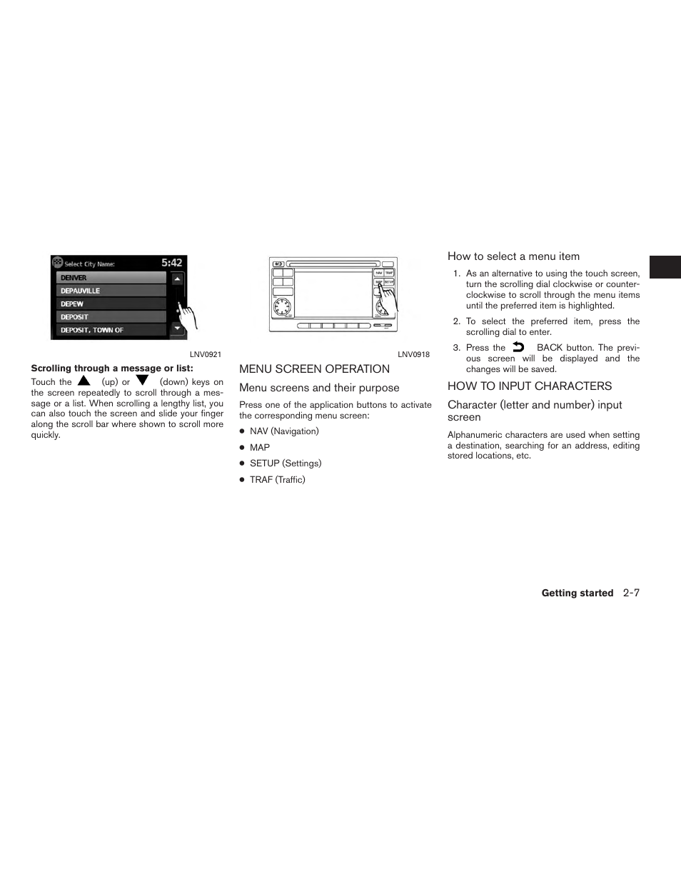 NISSAN 2014 JUKE - Navigation System Owner's Manual User Manual | Page 15 / 82