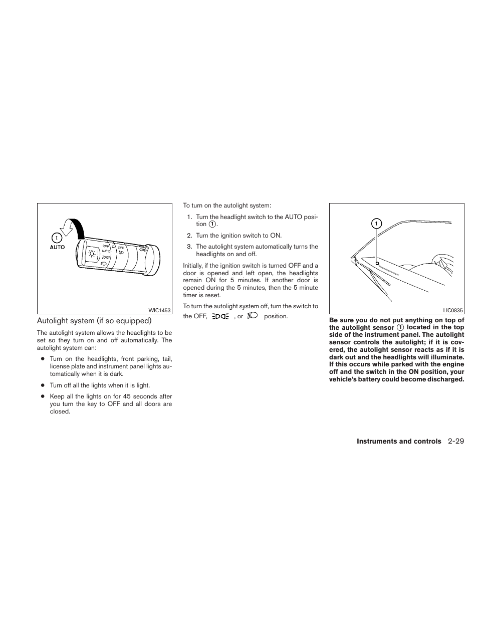 NISSAN 2011 Frontier - Owner's Manual User Manual | Page 126 / 377