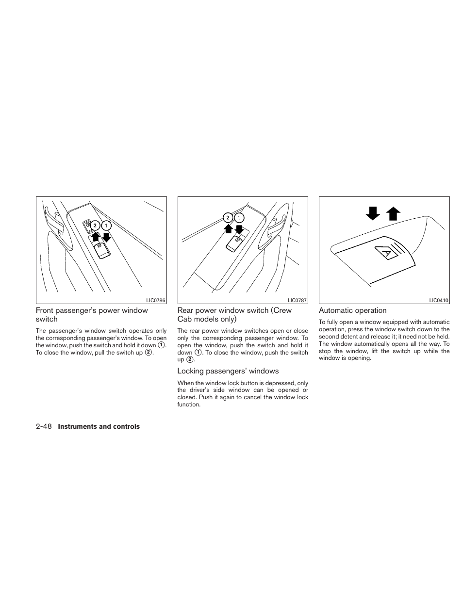 NISSAN 2011 Frontier - Owner's Manual User Manual | Page 145 / 377