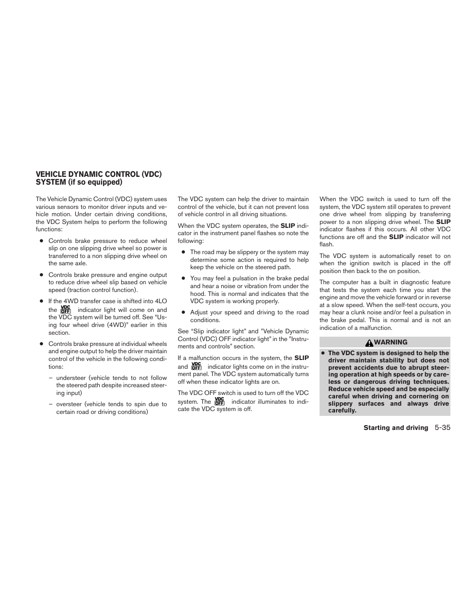 NISSAN 2011 Frontier - Owner's Manual User Manual | Page 260 / 377