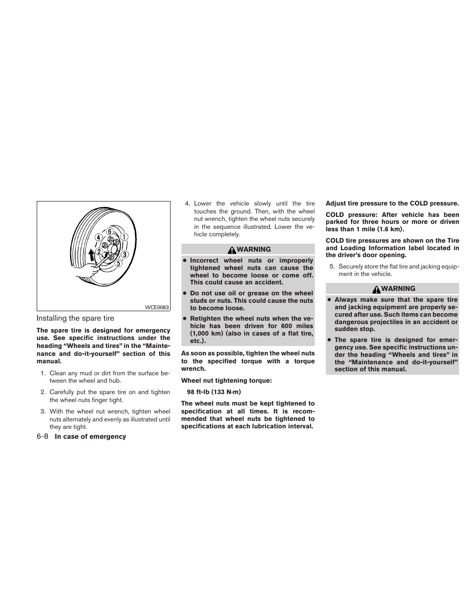 NISSAN 2011 Frontier - Owner's Manual User Manual | Page 273 / 377