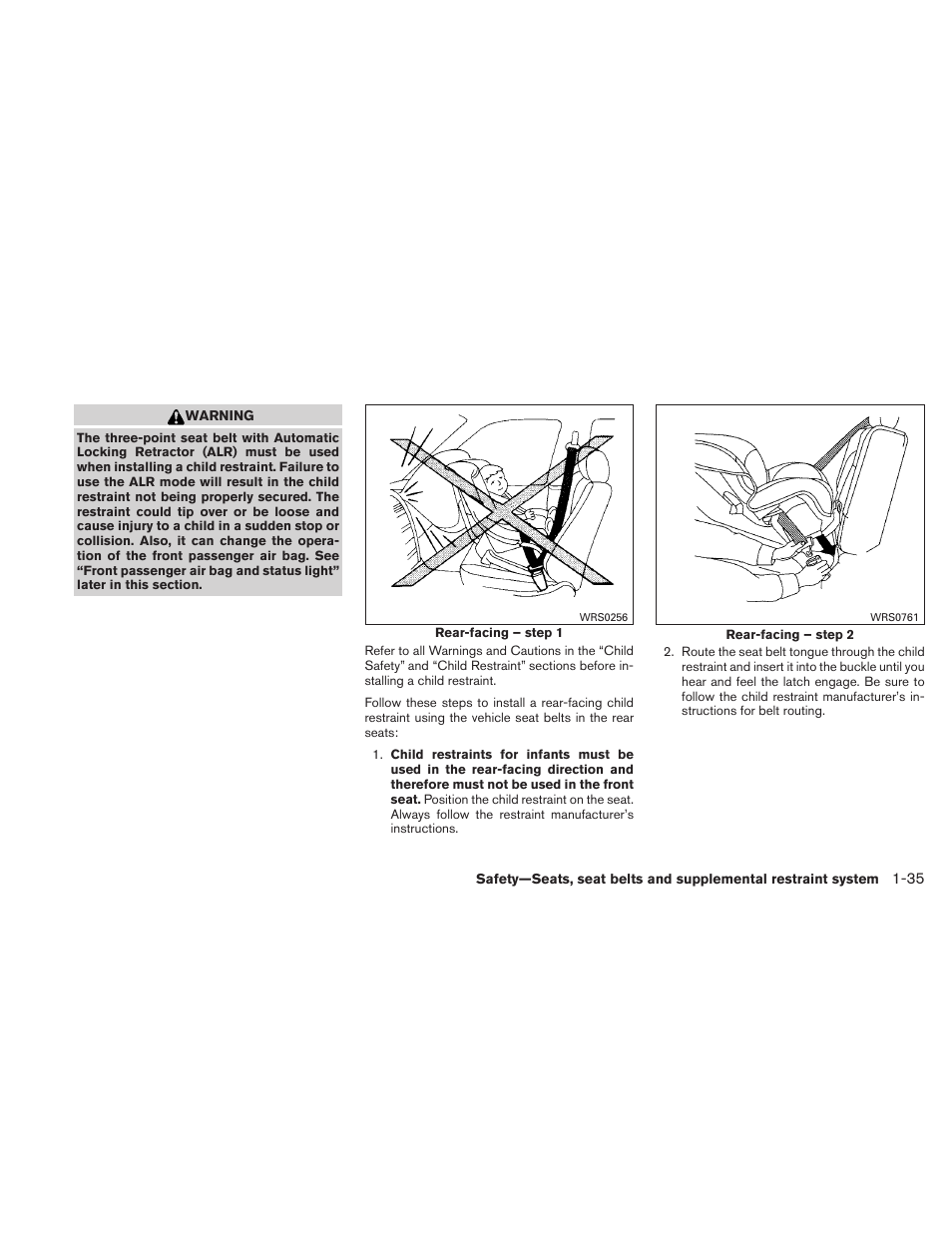 NISSAN 2011 Frontier - Owner's Manual User Manual | Page 54 / 377