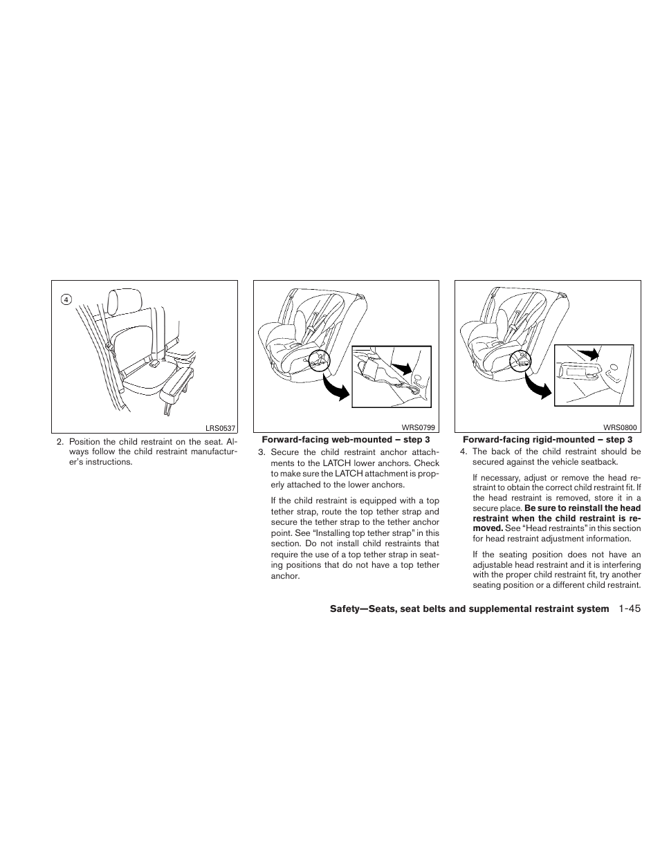 NISSAN 2011 Frontier - Owner's Manual User Manual | Page 64 / 377