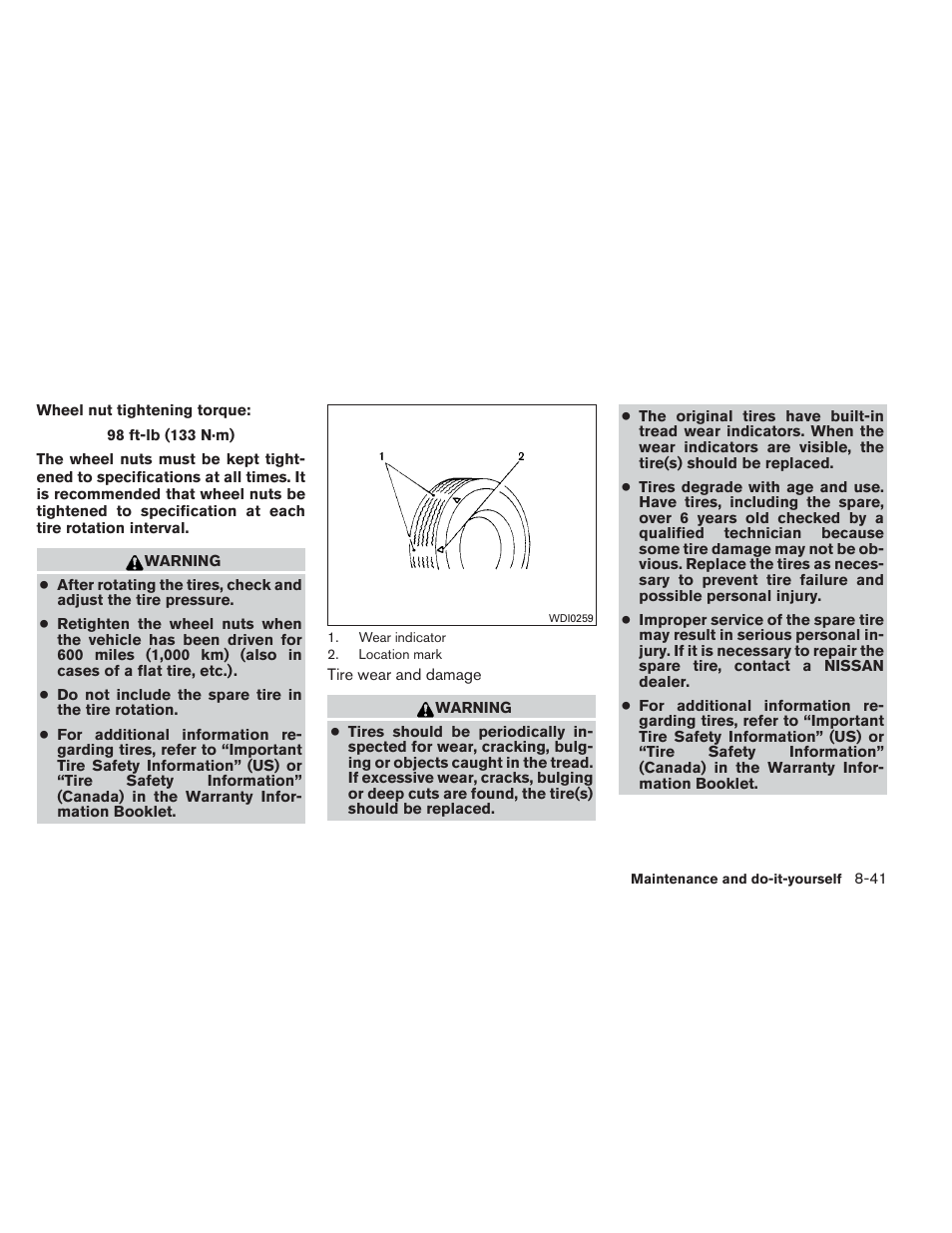 NISSAN 2012 Frontier - Owner's Manual User Manual | Page 332 / 384