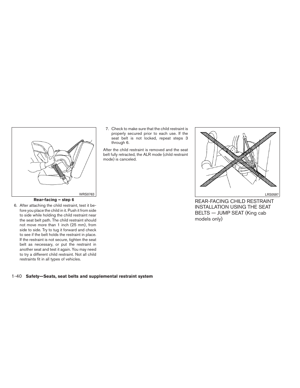 NISSAN 2012 Frontier - Owner's Manual User Manual | Page 59 / 384