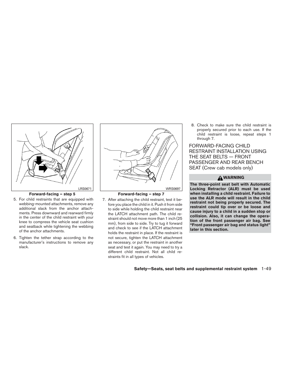 NISSAN 2012 Frontier - Owner's Manual User Manual | Page 68 / 384