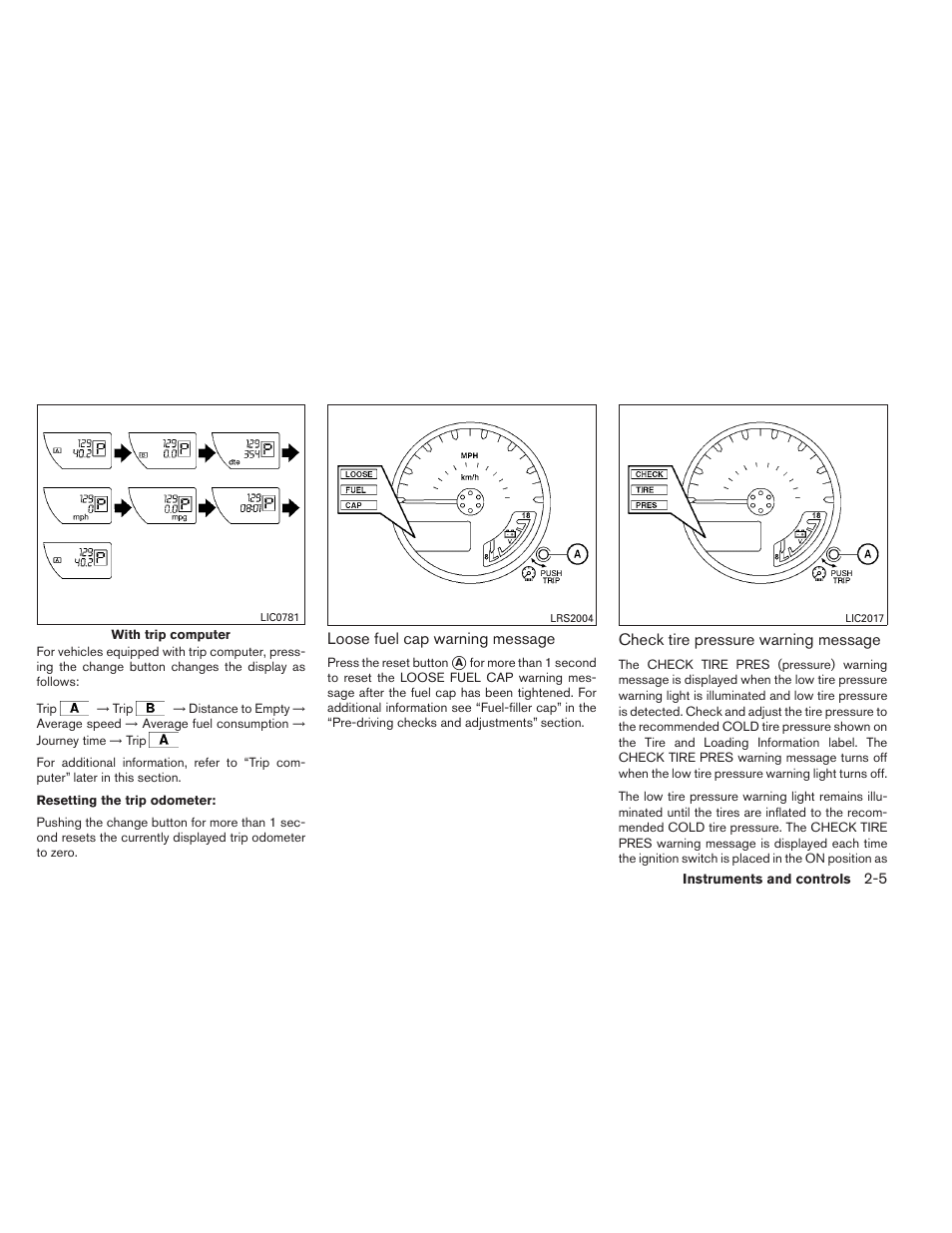 NISSAN 2013 Frontier - Owner's Manual User Manual | Page 104 / 444