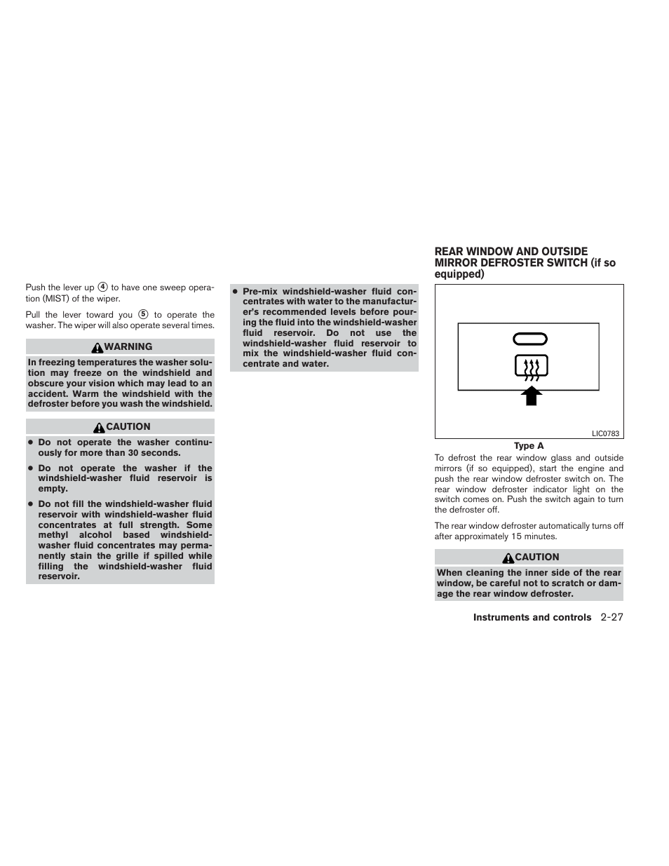 NISSAN 2013 Frontier - Owner's Manual User Manual | Page 126 / 444