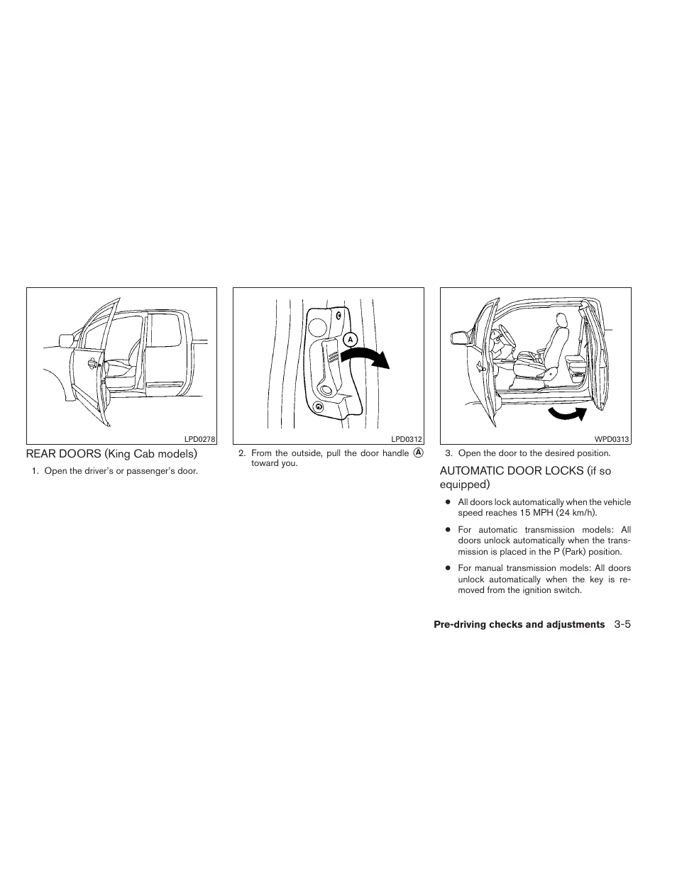 NISSAN 2013 Frontier - Owner's Manual User Manual | Page 162 / 444