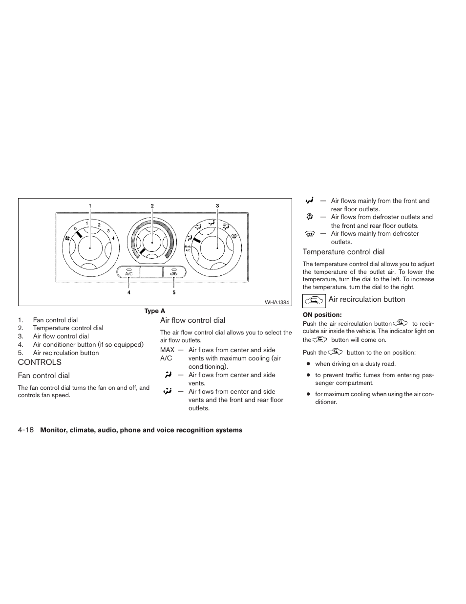 Controls -18 | NISSAN 2013 Frontier - Owner's Manual User Manual | Page 197 / 444