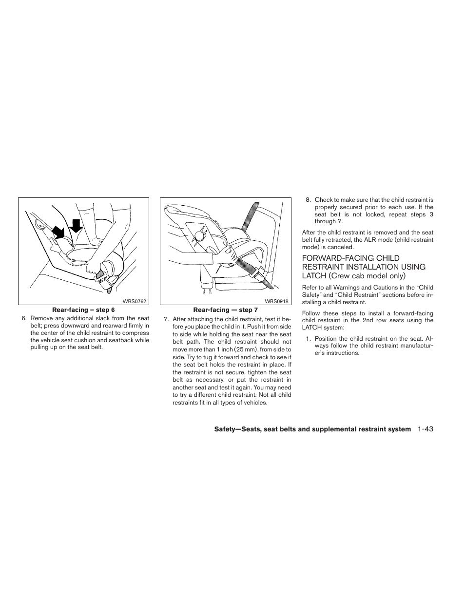 NISSAN 2013 Frontier - Owner's Manual User Manual | Page 62 / 444