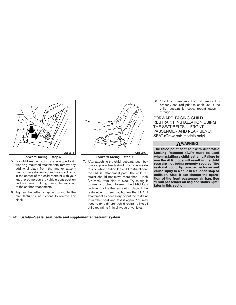 NISSAN 2013 Frontier - Owner's Manual User Manual | Page 67 / 444