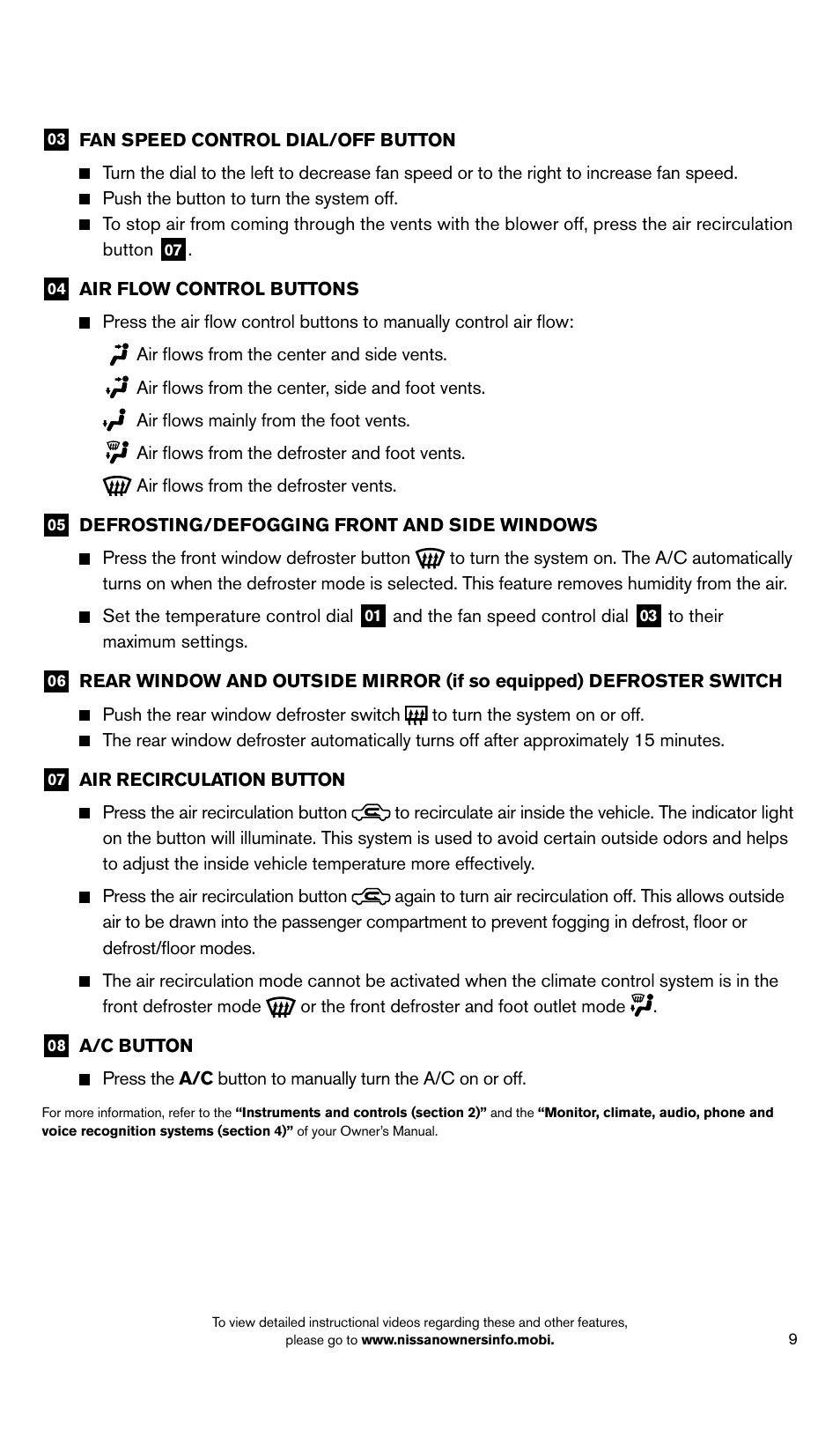 NISSAN 2014 Frontier - Quick Reference Guide User Manual | Page 11 / 20