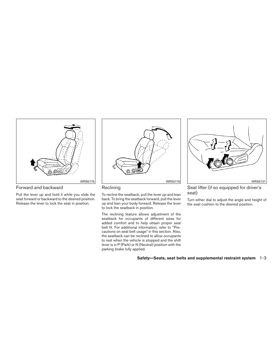 NISSAN 2015 Frontier - Owner's Manual User Manual | Page 24 / 460