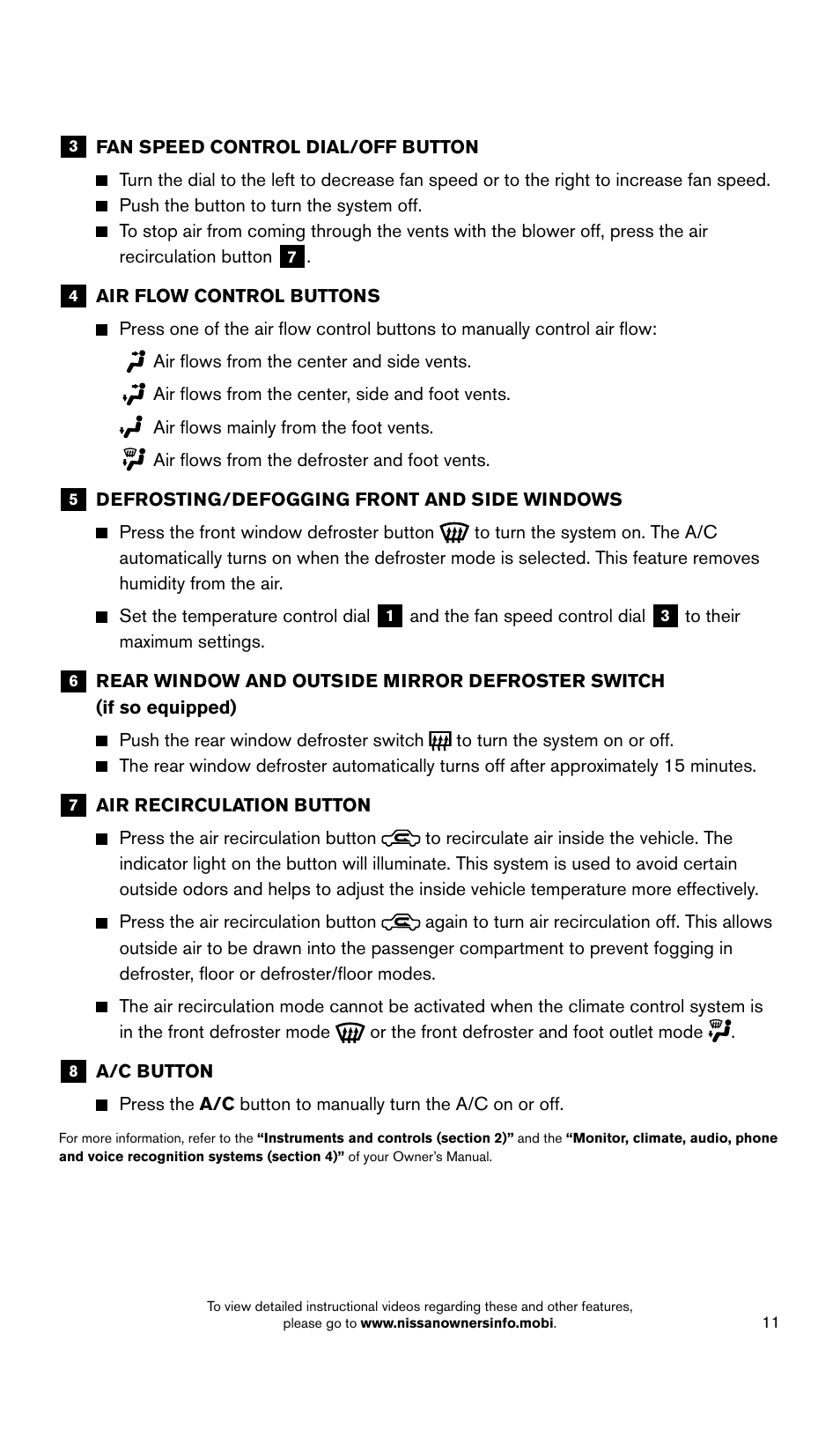 NISSAN 2015 Frontier - Quick Reference Guide User Manual | Page 13 / 24