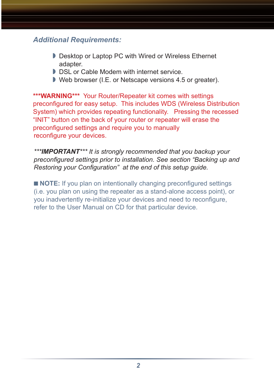 Buffalo Technology Buffalo AirStation WRB-G54K User Manual | Page 2 / 24