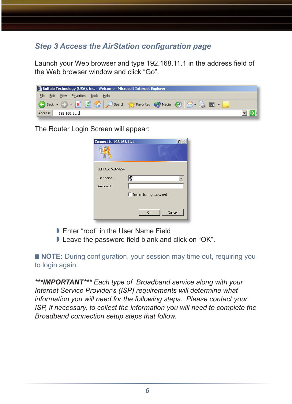 Buffalo Technology Buffalo AirStation WRB-G54K User Manual | Page 6 / 24