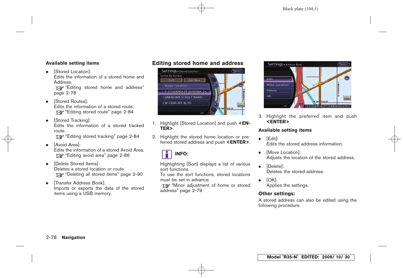 NISSAN 2011 GT R - Multi Function Display Owner's Manual User Manual | Page 106 / 312