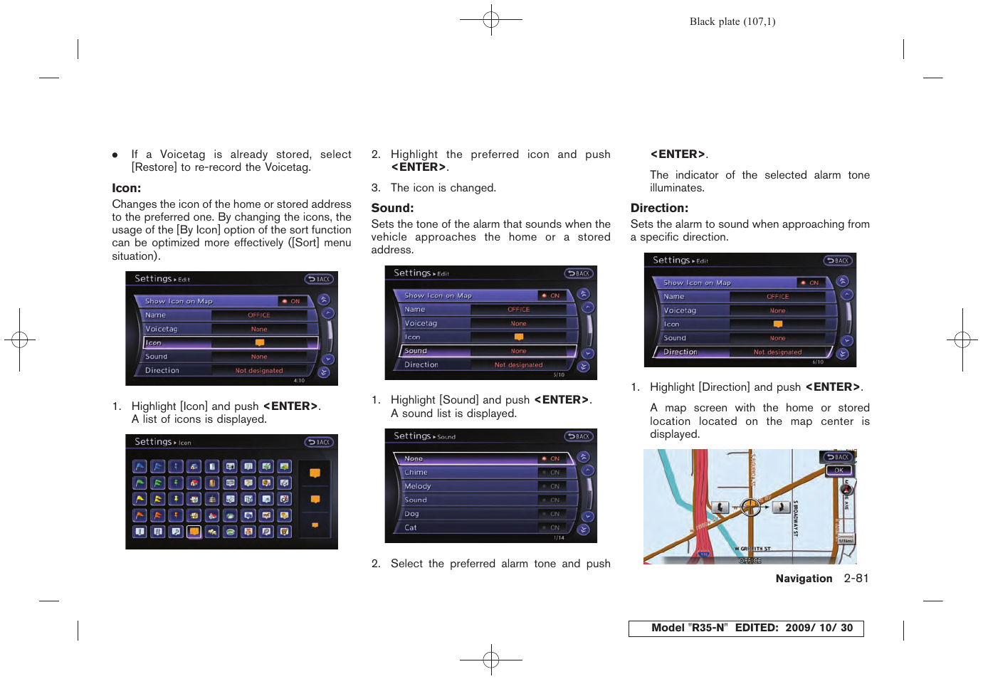 NISSAN 2011 GT R - Multi Function Display Owner's Manual User Manual | Page 109 / 312