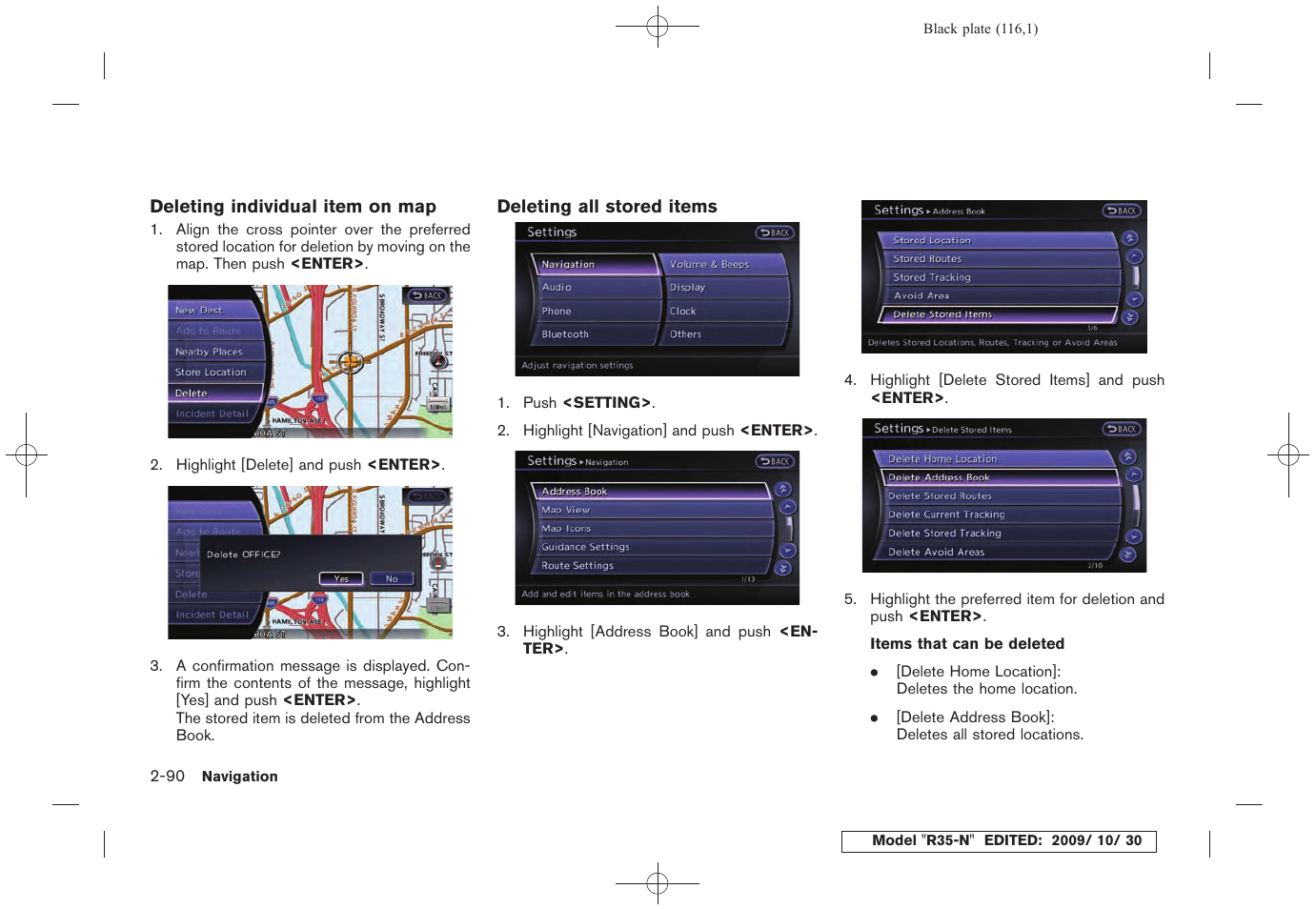 NISSAN 2011 GT R - Multi Function Display Owner's Manual User Manual | Page 118 / 312