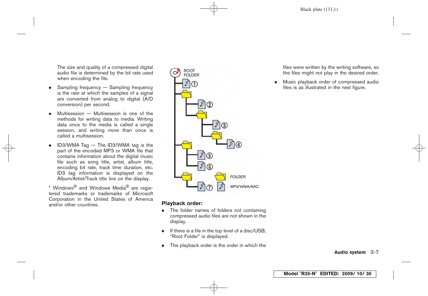 NISSAN 2011 GT R - Multi Function Display Owner's Manual User Manual | Page 133 / 312
