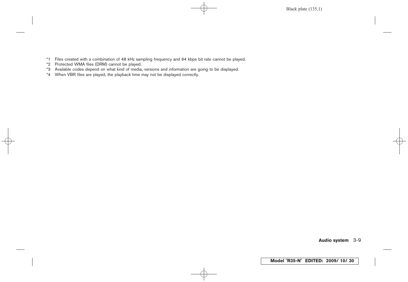 NISSAN 2011 GT R - Multi Function Display Owner's Manual User Manual | Page 135 / 312