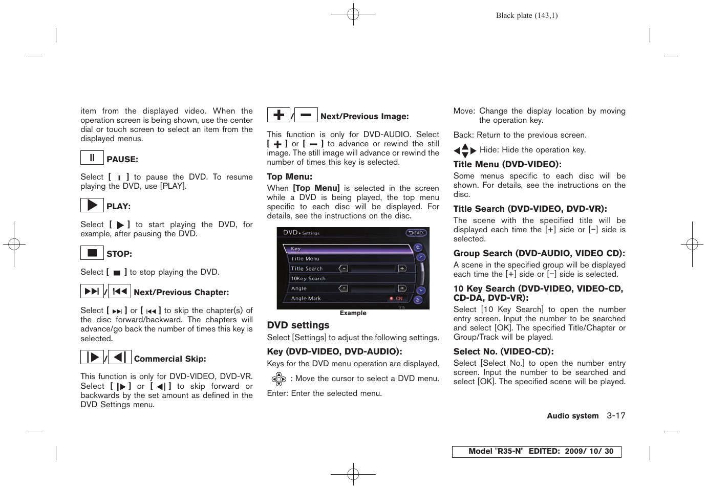 NISSAN 2011 GT R - Multi Function Display Owner's Manual User Manual | Page 143 / 312