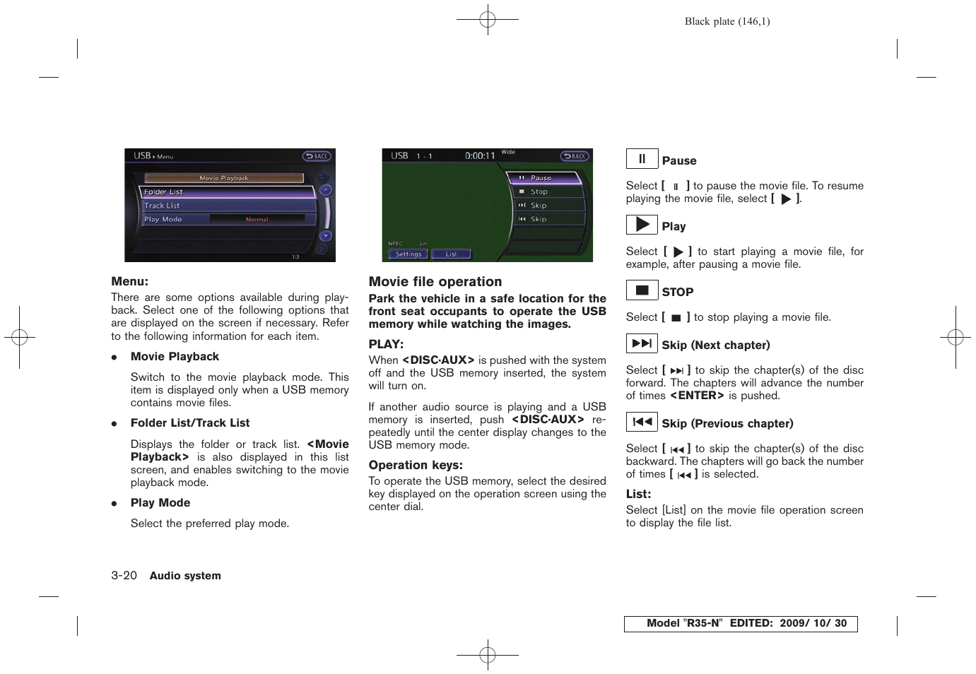 NISSAN 2011 GT R - Multi Function Display Owner's Manual User Manual | Page 146 / 312