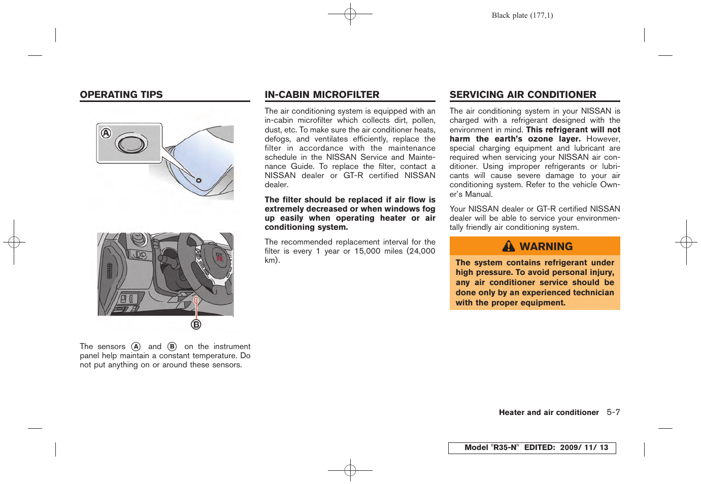 NISSAN 2011 GT R - Multi Function Display Owner's Manual User Manual | Page 173 / 312