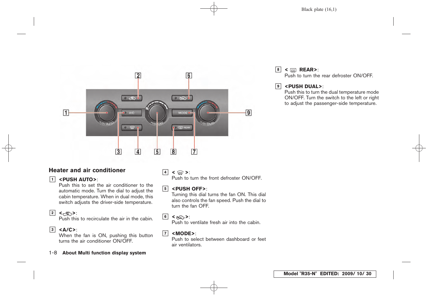 NISSAN 2011 GT R - Multi Function Display Owner's Manual User Manual | Page 18 / 312