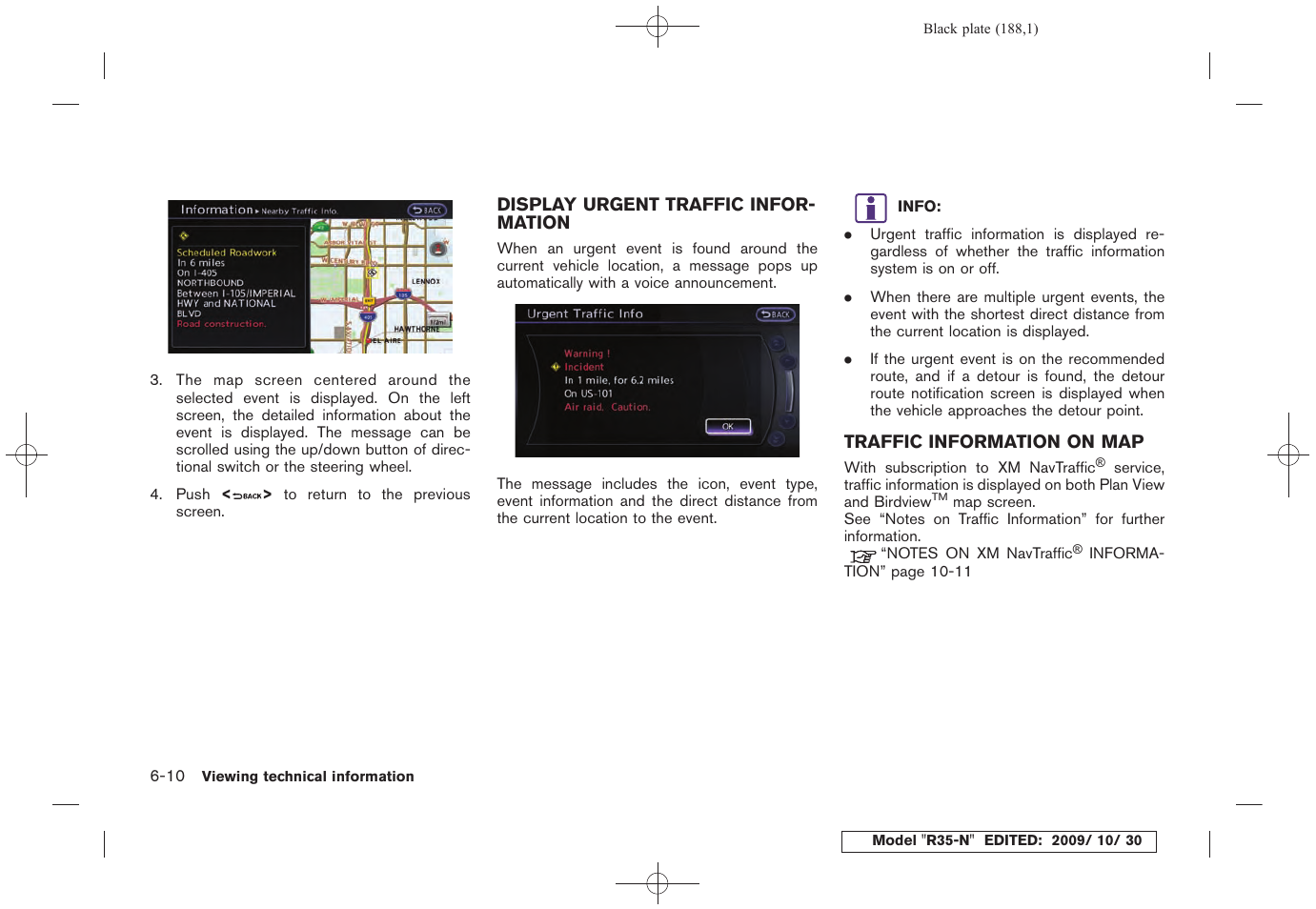 NISSAN 2011 GT R - Multi Function Display Owner's Manual User Manual | Page 184 / 312