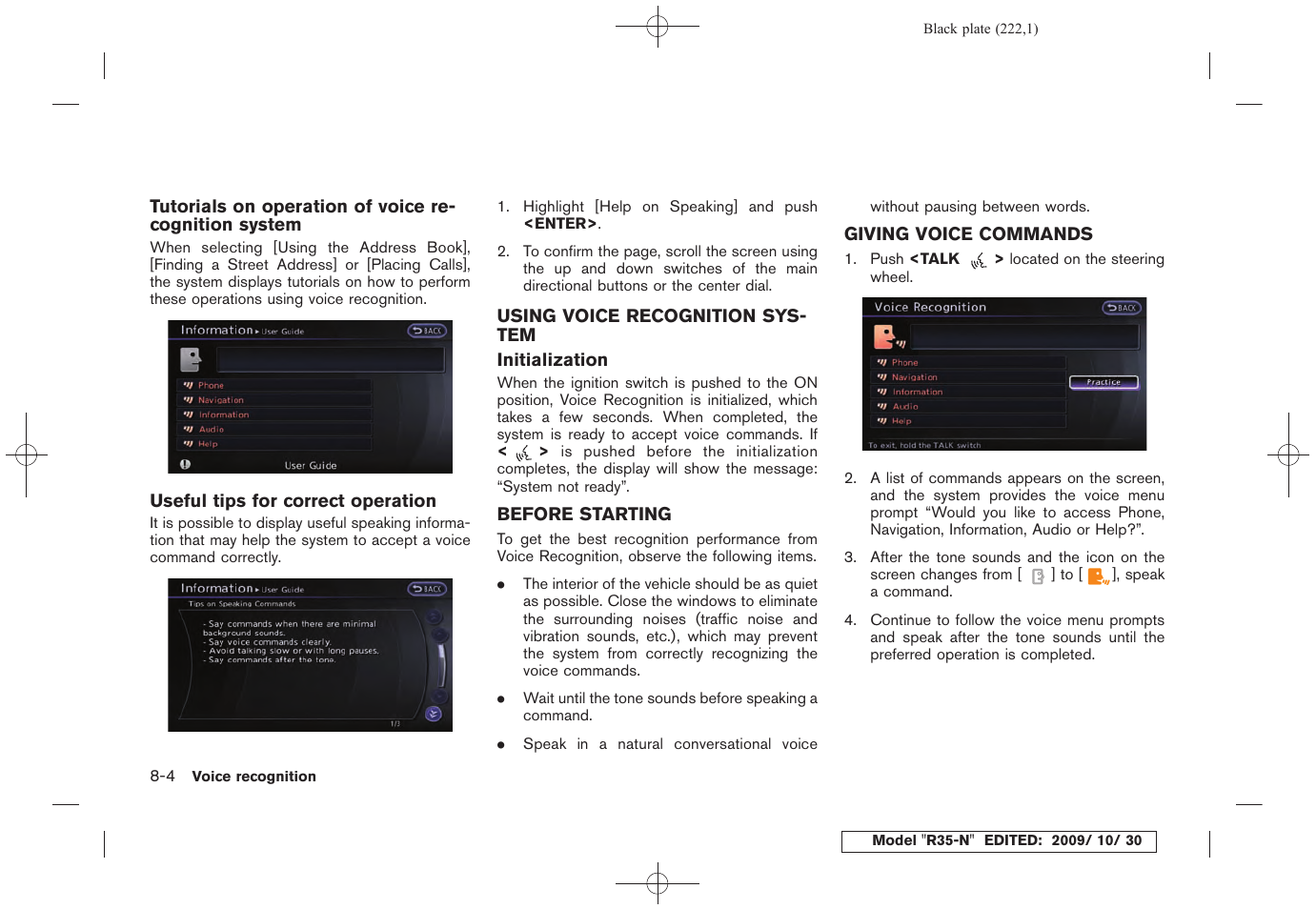 NISSAN 2011 GT R - Multi Function Display Owner's Manual User Manual | Page 216 / 312