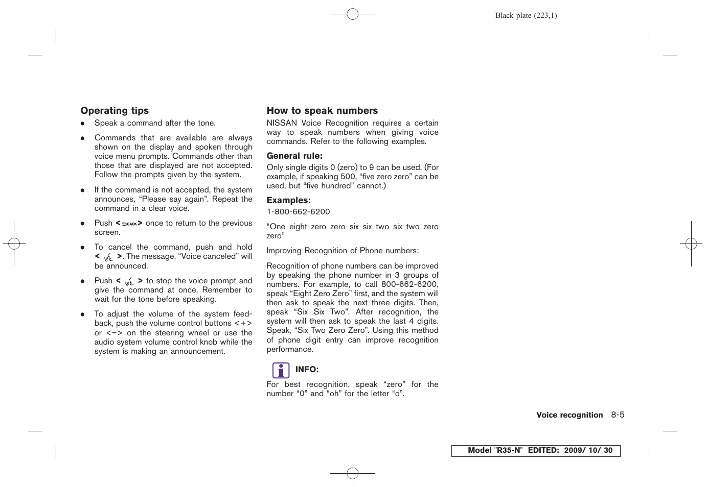 NISSAN 2011 GT R - Multi Function Display Owner's Manual User Manual | Page 217 / 312