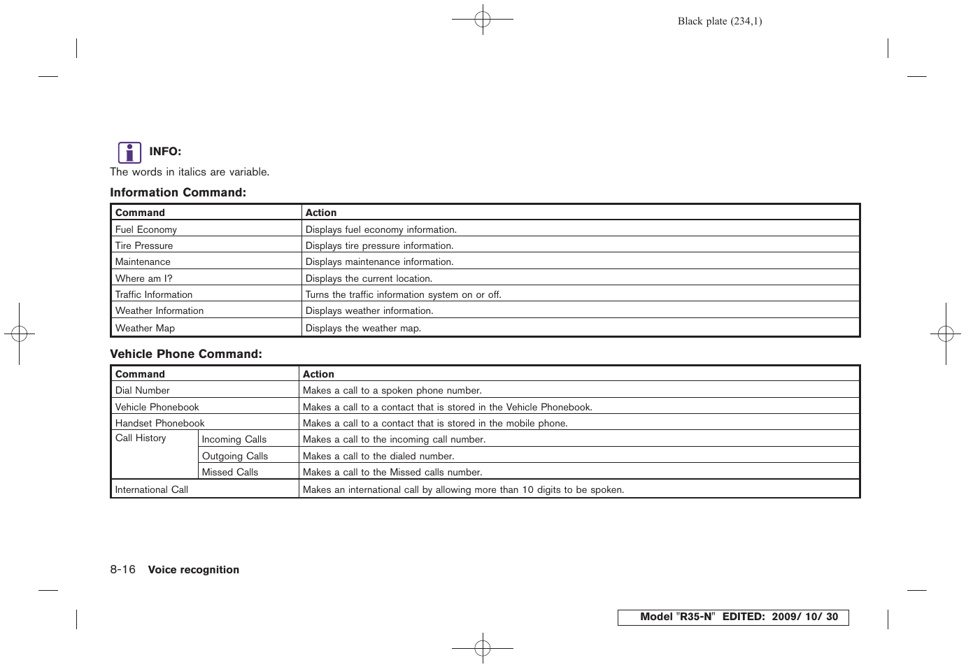 NISSAN 2011 GT R - Multi Function Display Owner's Manual User Manual | Page 228 / 312