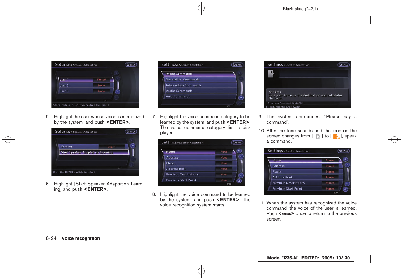 NISSAN 2011 GT R - Multi Function Display Owner's Manual User Manual | Page 236 / 312