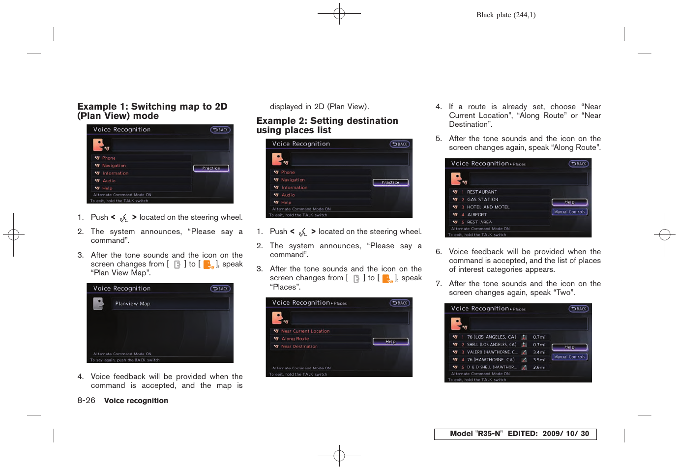 NISSAN 2011 GT R - Multi Function Display Owner's Manual User Manual | Page 238 / 312