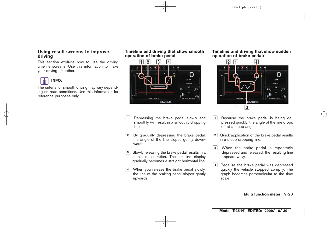 NISSAN 2011 GT R - Multi Function Display Owner's Manual User Manual | Page 265 / 312
