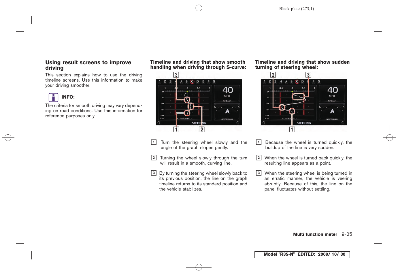 NISSAN 2011 GT R - Multi Function Display Owner's Manual User Manual | Page 267 / 312