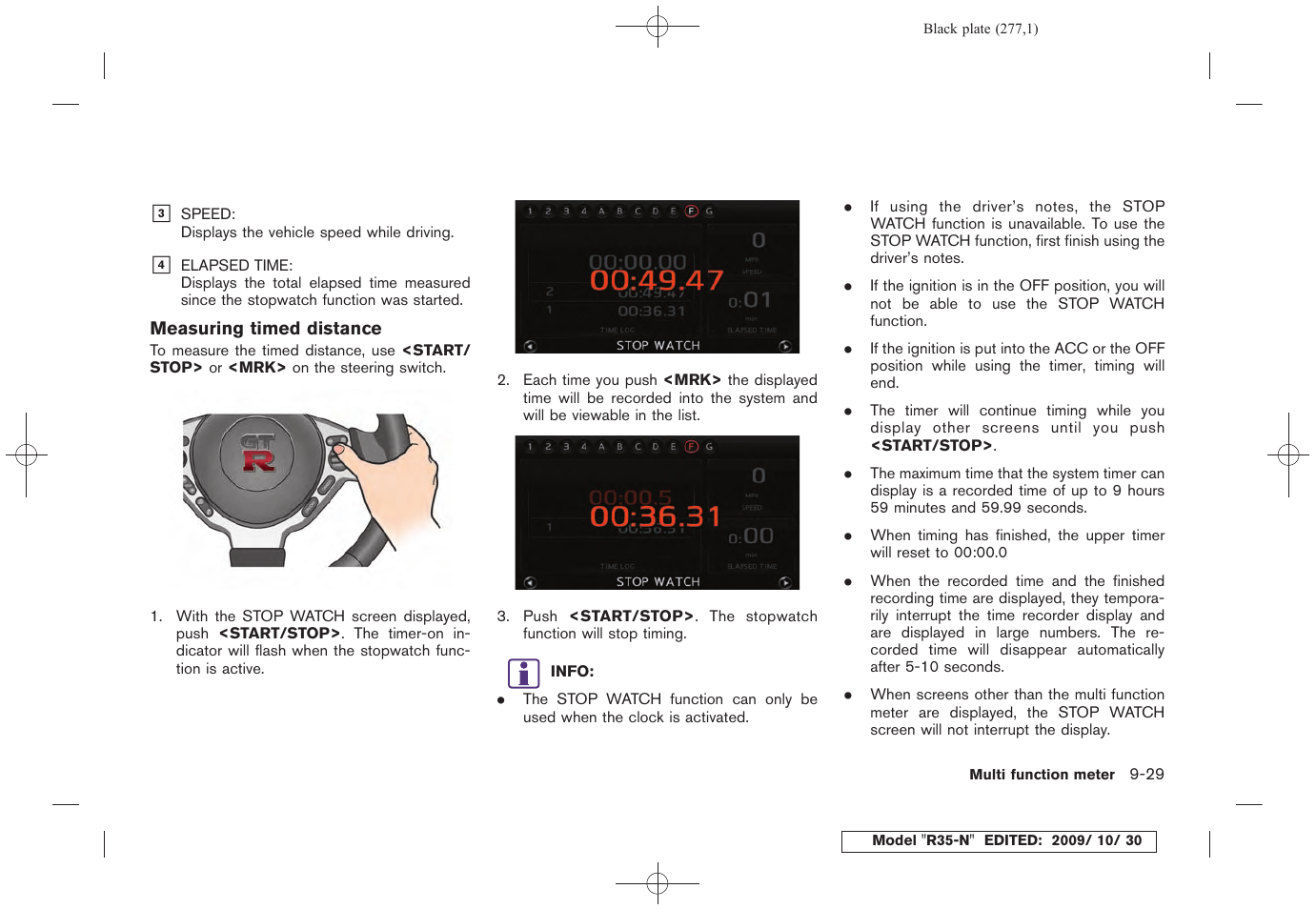 NISSAN 2011 GT R - Multi Function Display Owner's Manual User Manual | Page 271 / 312